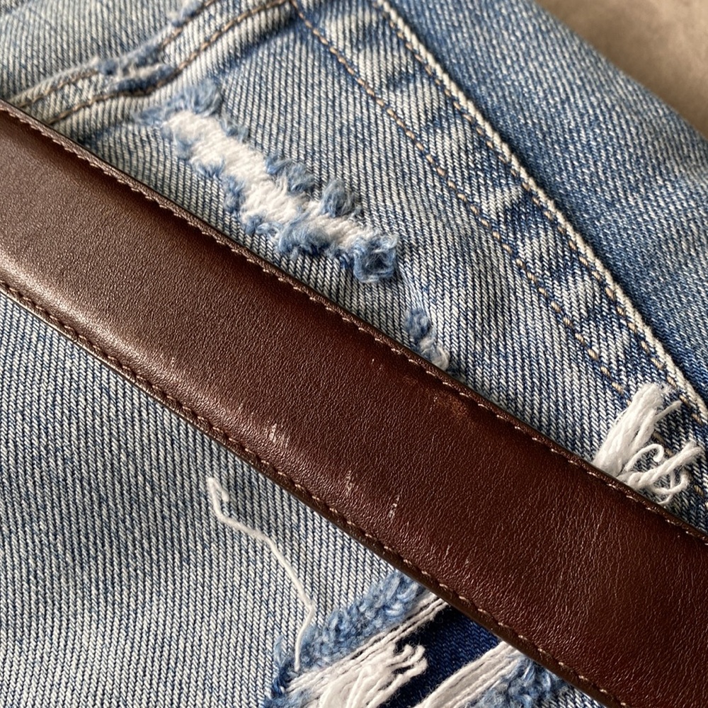 Brighton USA Large Brown Leather Belt - Picture 10 of 14